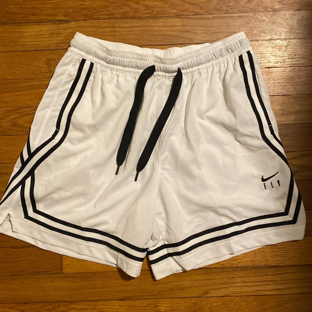 White Nike basketball shorts. Brand new, tags on.